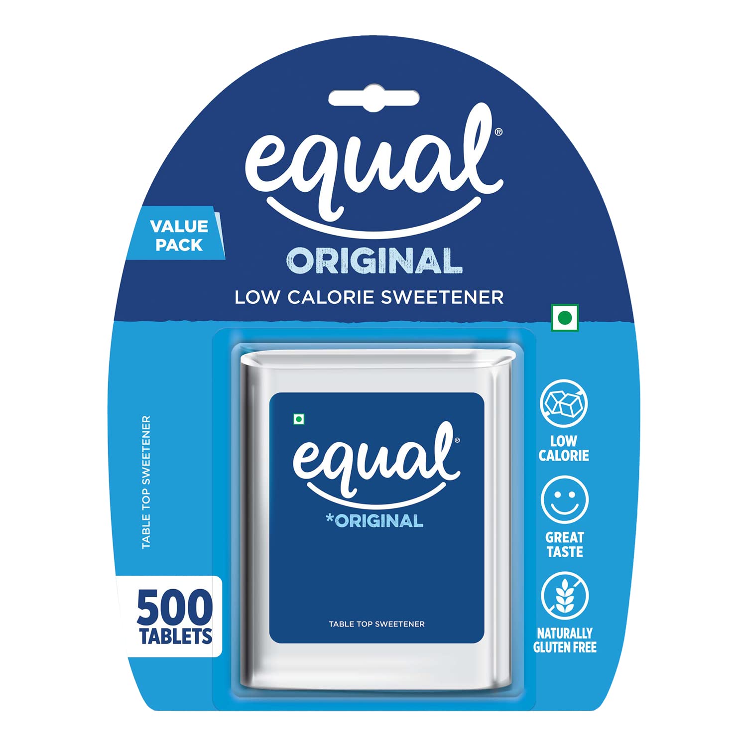 Equal® Original Low Calorie Sweetener | Low Calorie | Great Taste | Naturally Gluten Free | Table Top Sweetener | 500 Tablets | Value Pack | Pack of 1 (B0BFW1VCJC) Amazon Price History, Amazon Price Tracker