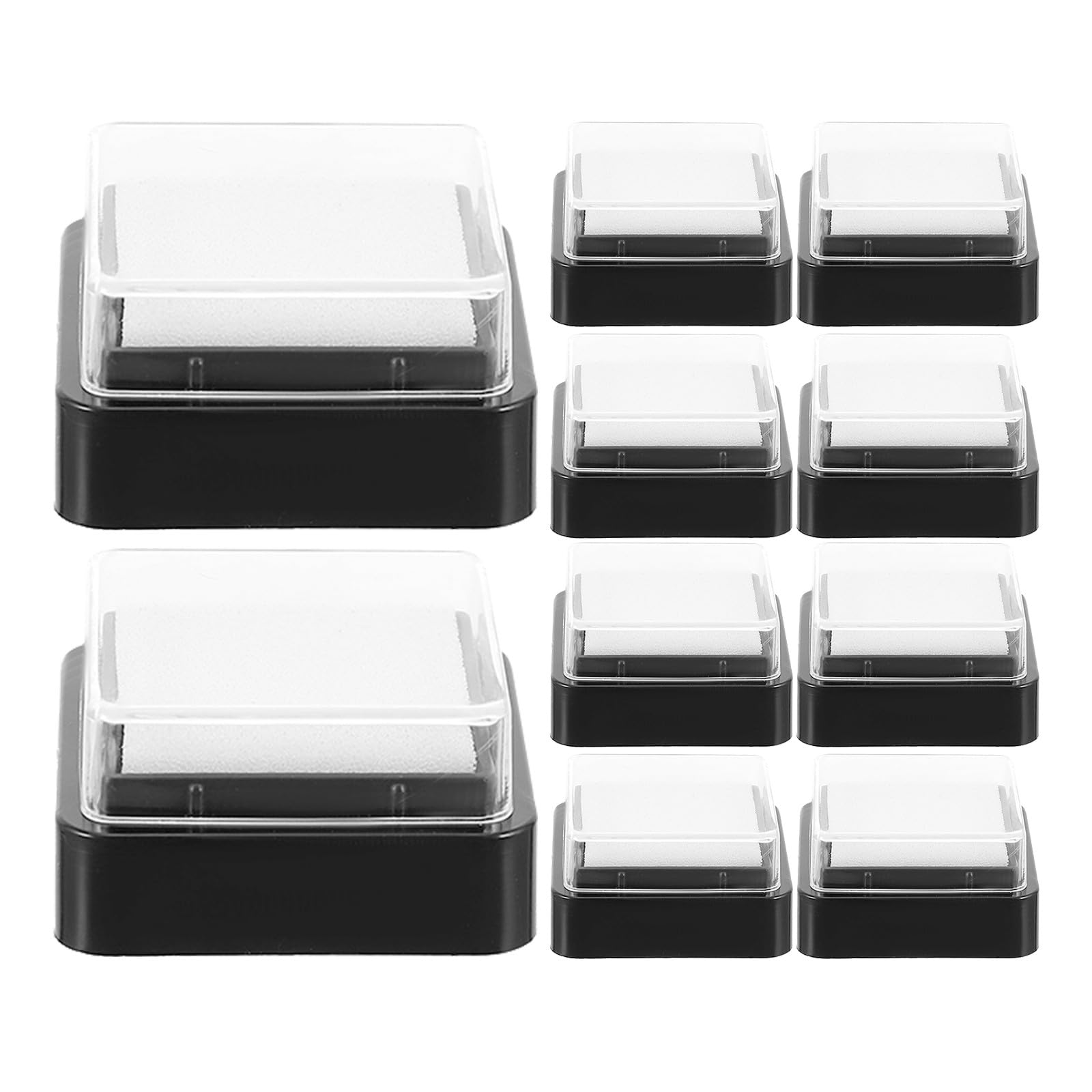 Almohadillas de tinta para álbumes de recortes Jojofuny tampones vacíos para estampar en familia