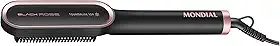 Escova Alisadora Black Rose, Mondial, Preto/Rose, 36W, Bivolt - EA-07