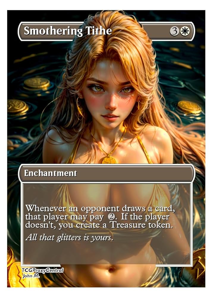 Amazon.com: 4x | Smothering Tithe #2 | Anime | Full Art