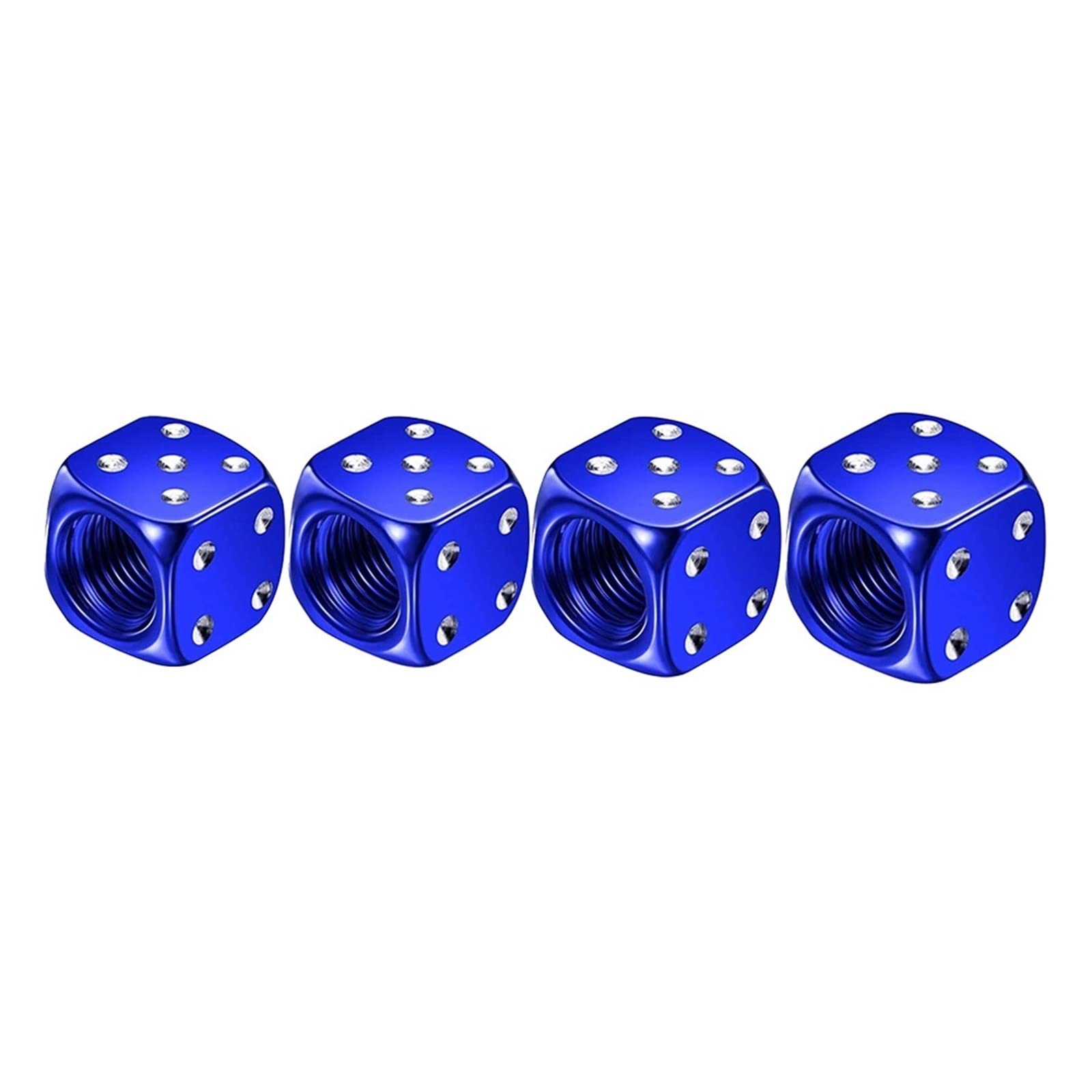 4 Pezzi Set Alluminio Pneumatici Valvola Stelo Cappello Cover Auto