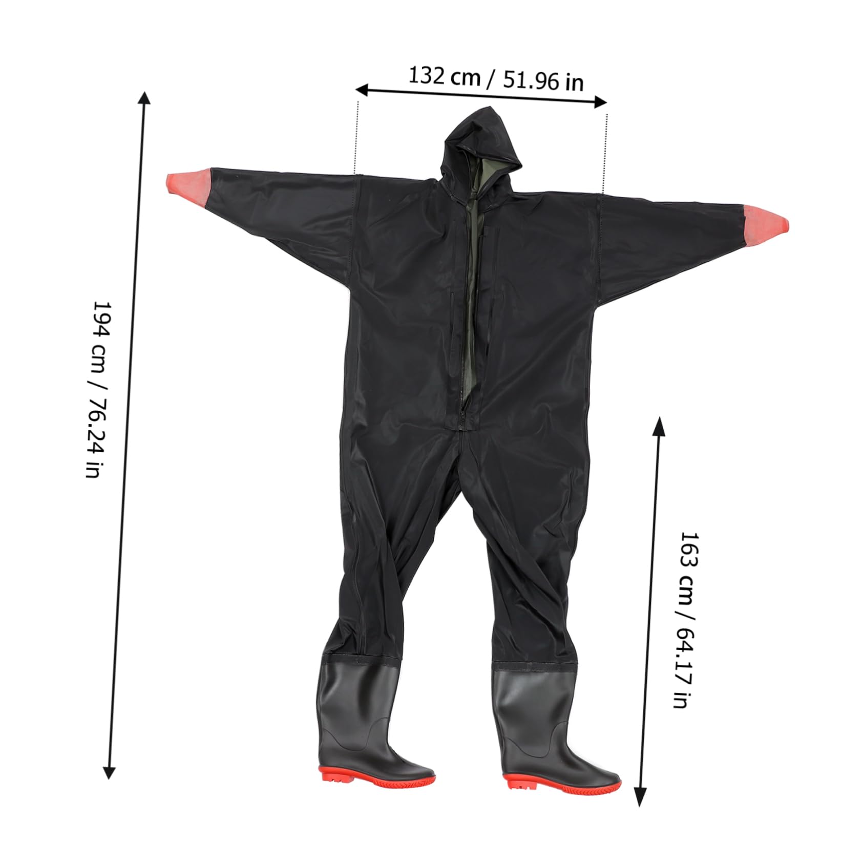 BESPORTBLE Pantalones De Pesca Traje De Botas De Neopreno Botas De Pesca para Hombres Pesca Trajes De Pantalones Trajes De Pesca Botas De Neopreno para Hombres PVC Overoles Ave Zancuda