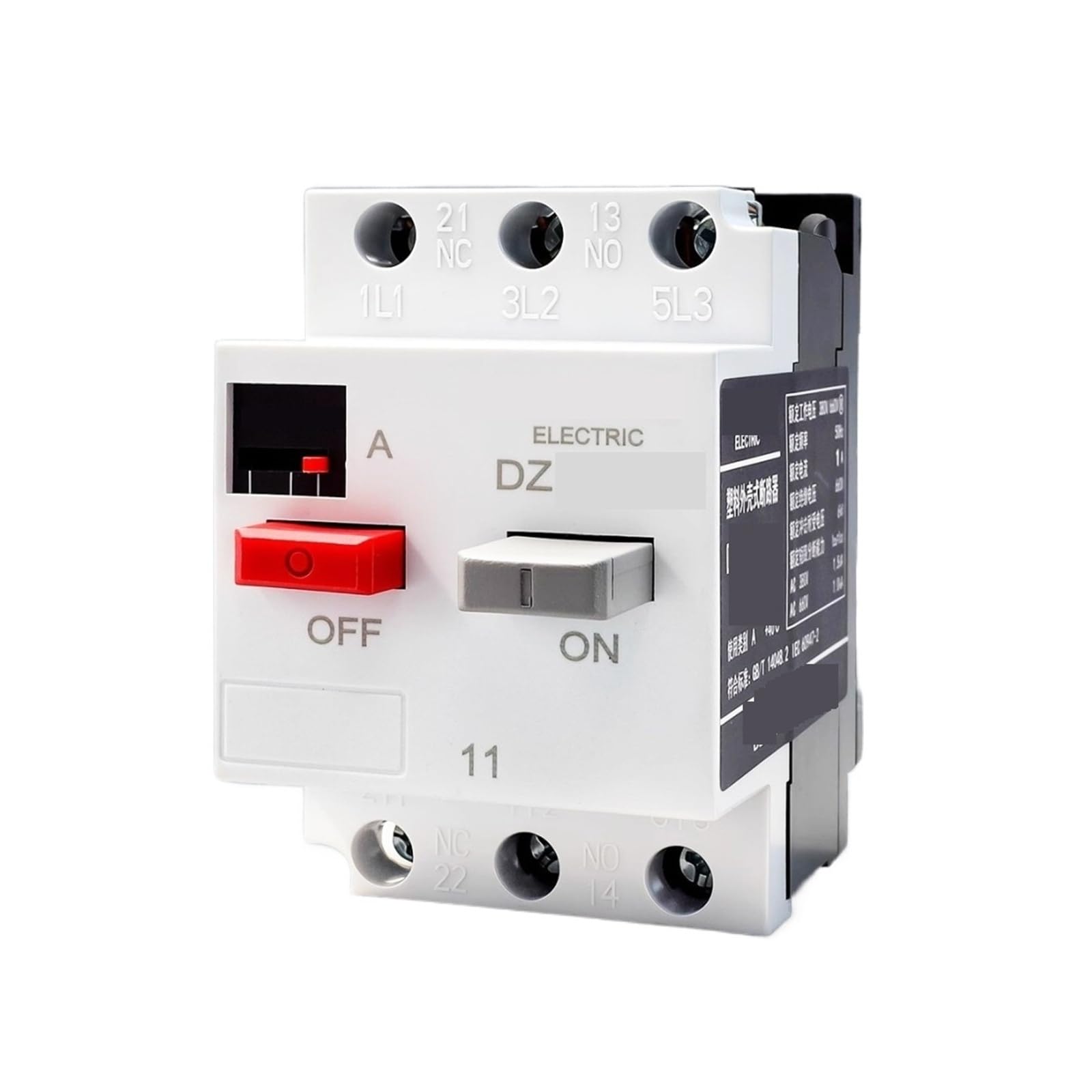 Disyuntor DZ108-20 protector de motor 12.5A interruptor automatico de caja moldeda 3