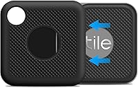 Vista 2 de SaharaCase - Funda de silicona para Tile Pro con clip de mosquetón [parachoques a prueba de golpes] agarre antideslizante, color negro