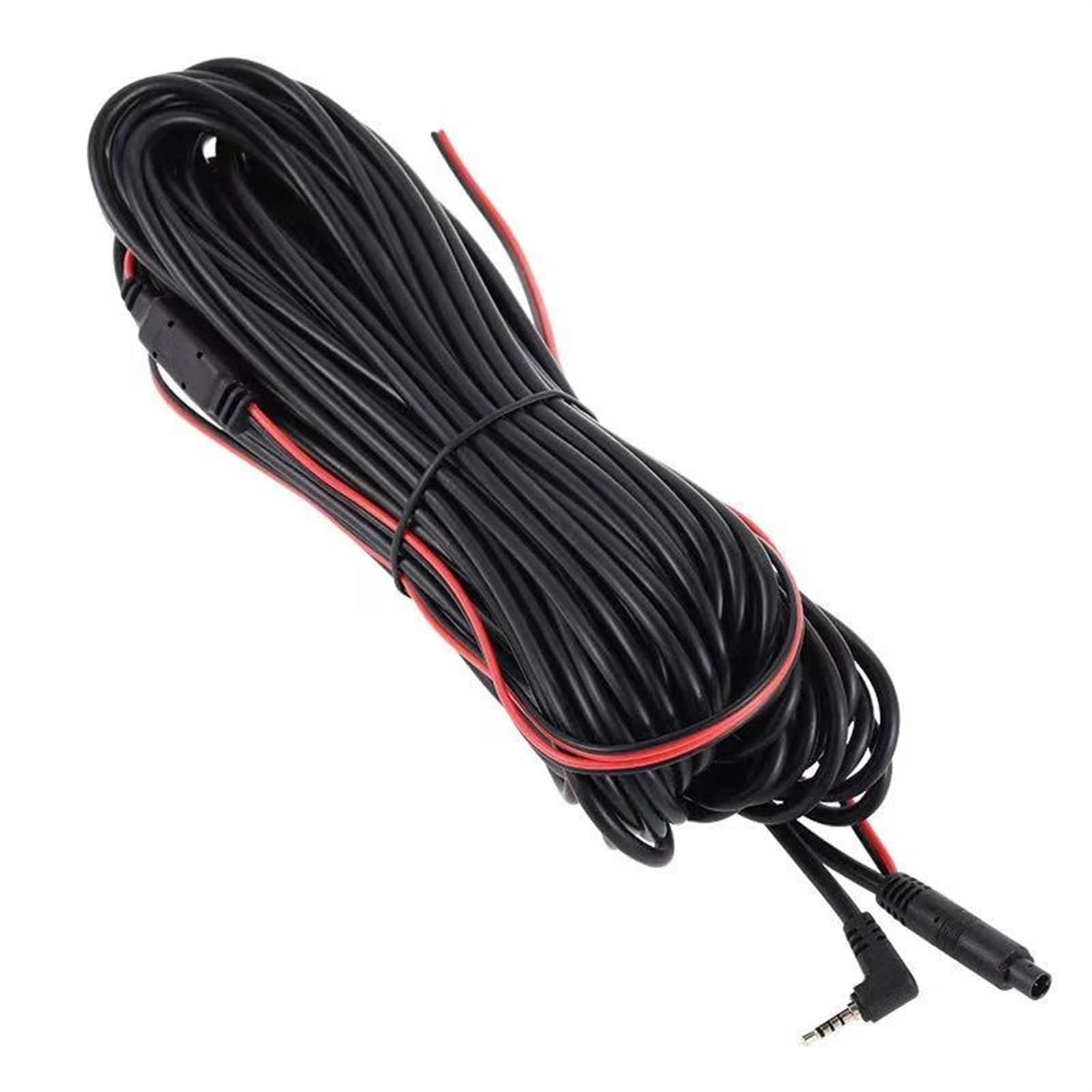 cámara de visión Trasera Cable de extensión Auxiliar de 2,5mm, 6M/10M, grabadora de 5 Pines, cámara de Respaldo de visión Trasera de Coche, Filtro de cámara de Coche para Marcha atrás(A)