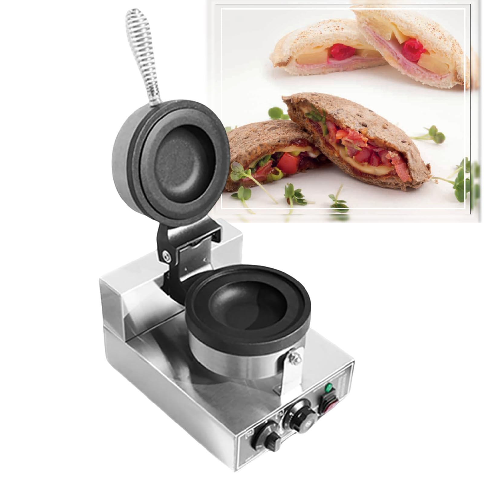Scalda Panini Press, Panini Press, Macchina Per Waffle Per Ristoranti, Hotel, Bar, Caffetterie, Snack, Cibo Da Strada,220V