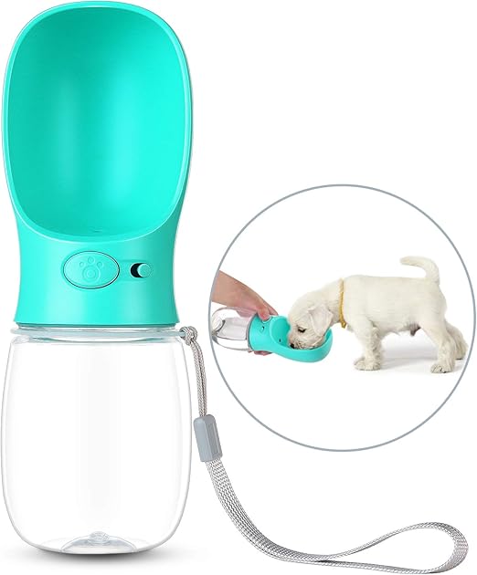 Dog Water Bottle, [350ml/12oz] Diyife Lightweight Leakproof Dog Water