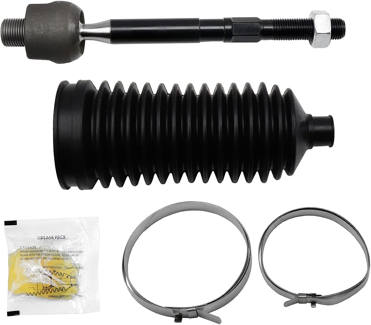 Beck/Arnley 1018566 Inner Tie Rod End With Boot Kit
