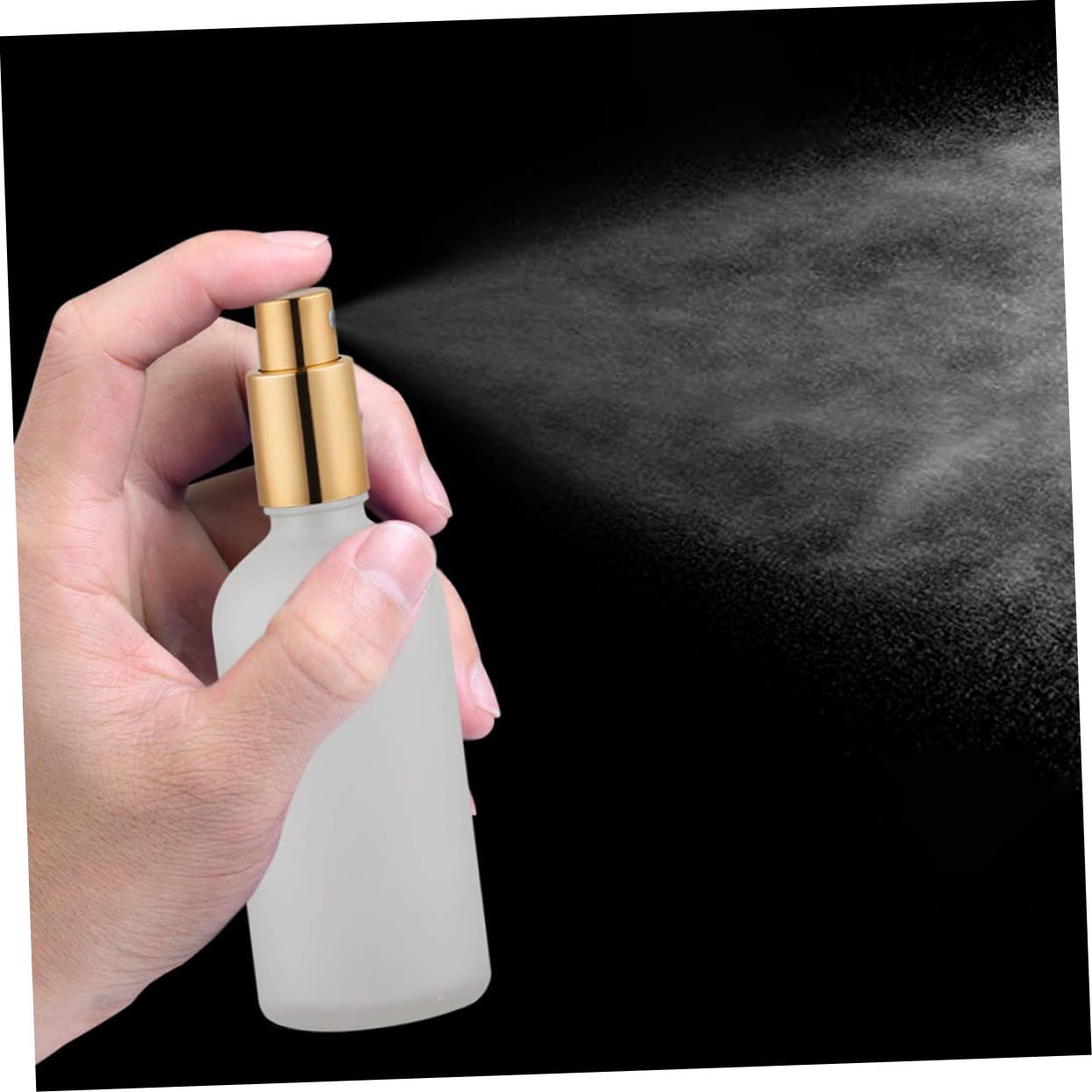 VALICLUD 4 piezas Botellas de Vidrio para Perfume Spray Recargable Portátil de Duraderas y Reutilizables para Aceites Esenciales y Fragancias