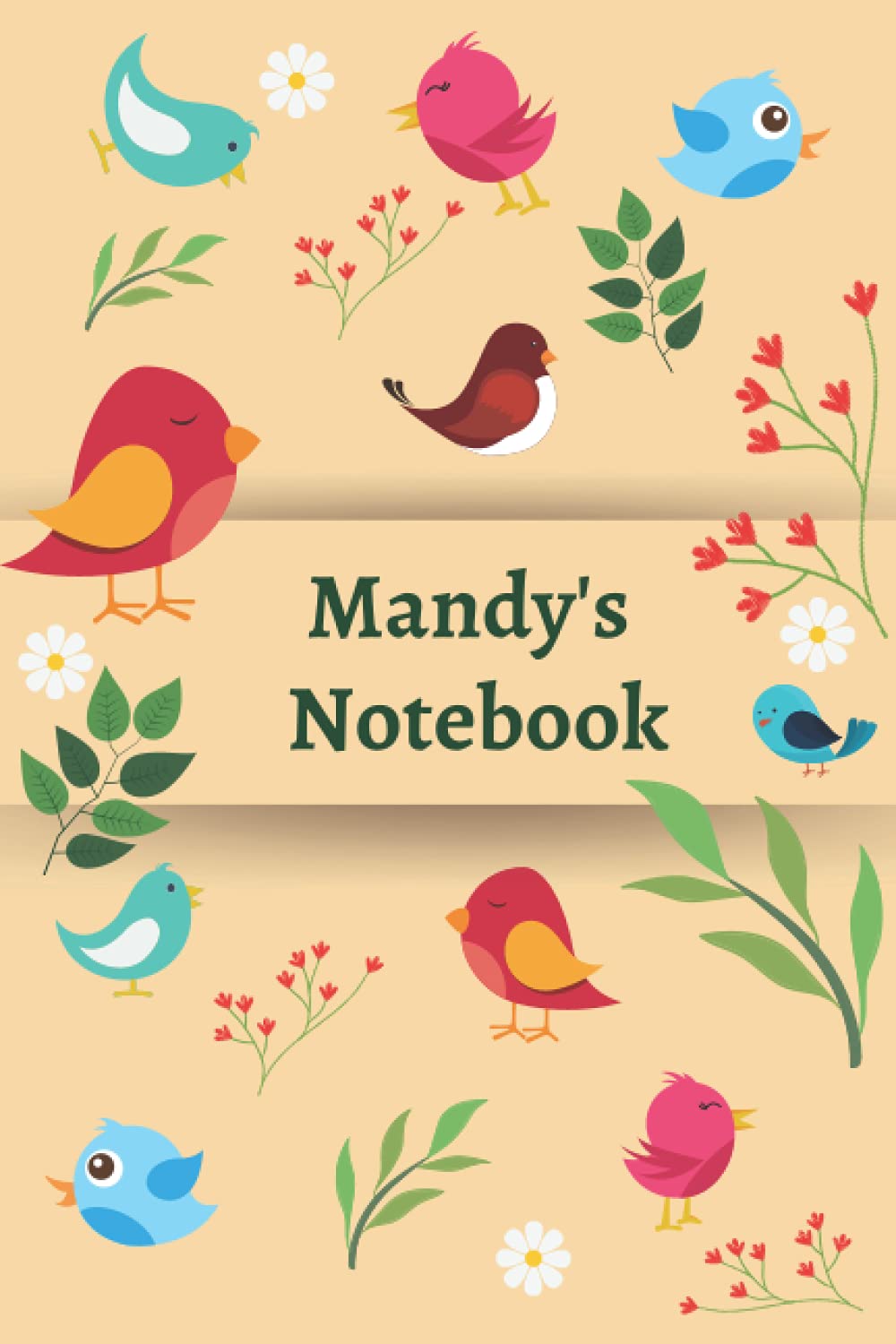Mandy's Notebook: 120 Lined pages, (6”x 9”), Personalised Notepad, Note Pad, Notes, Birthday Present