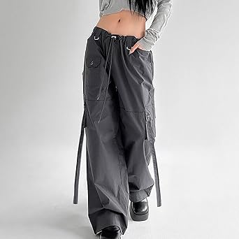 パンツ 90s McGear rave pants 36 parachute cargo NWT Vintage 90s UFO Spell Out Parachute Rave Cargo Pants