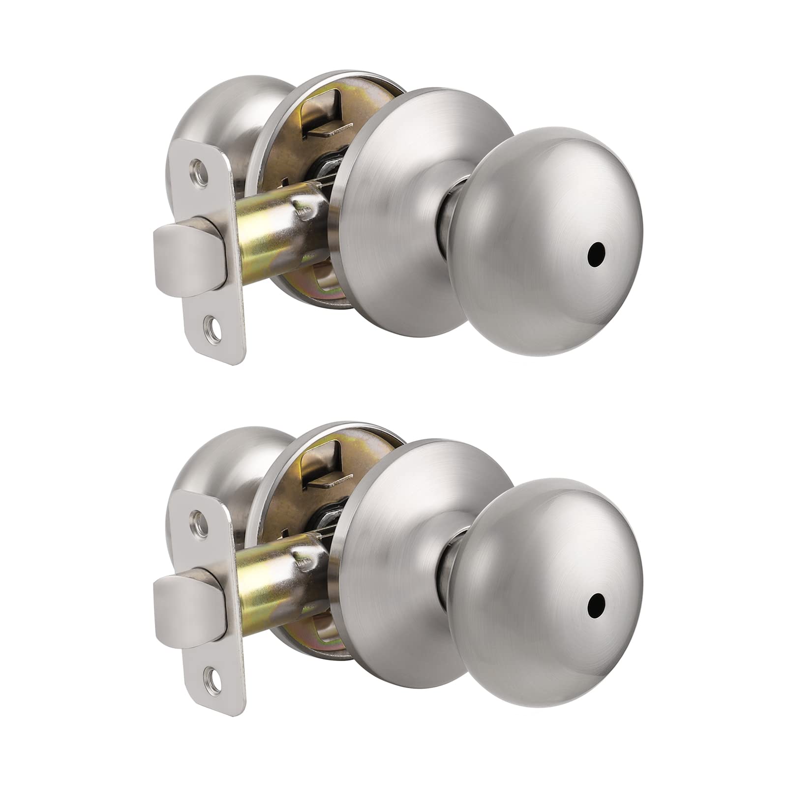 Probrico Privacy Door Knobs - Keyless & Stainless Steel -11
