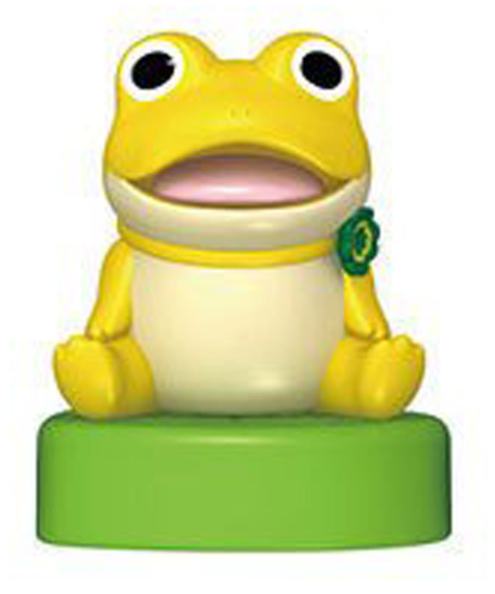 Amazon.co.jp: 幸せをはこぶ ケロケロッとカエル イエロー : Toys & Games