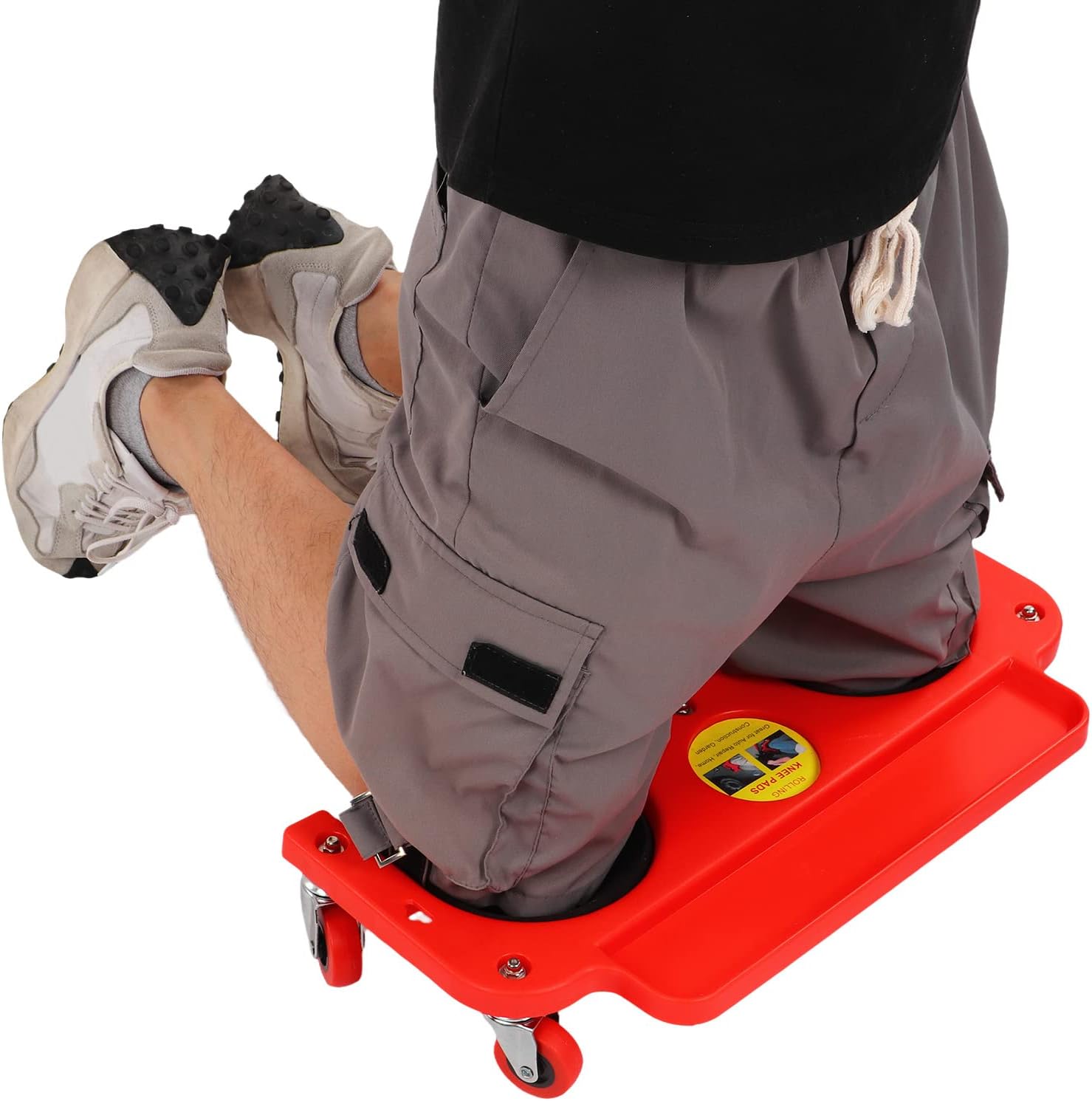 Vomeko Rolling Knee Dolly Rolling Knee Creeper/Pads ABS