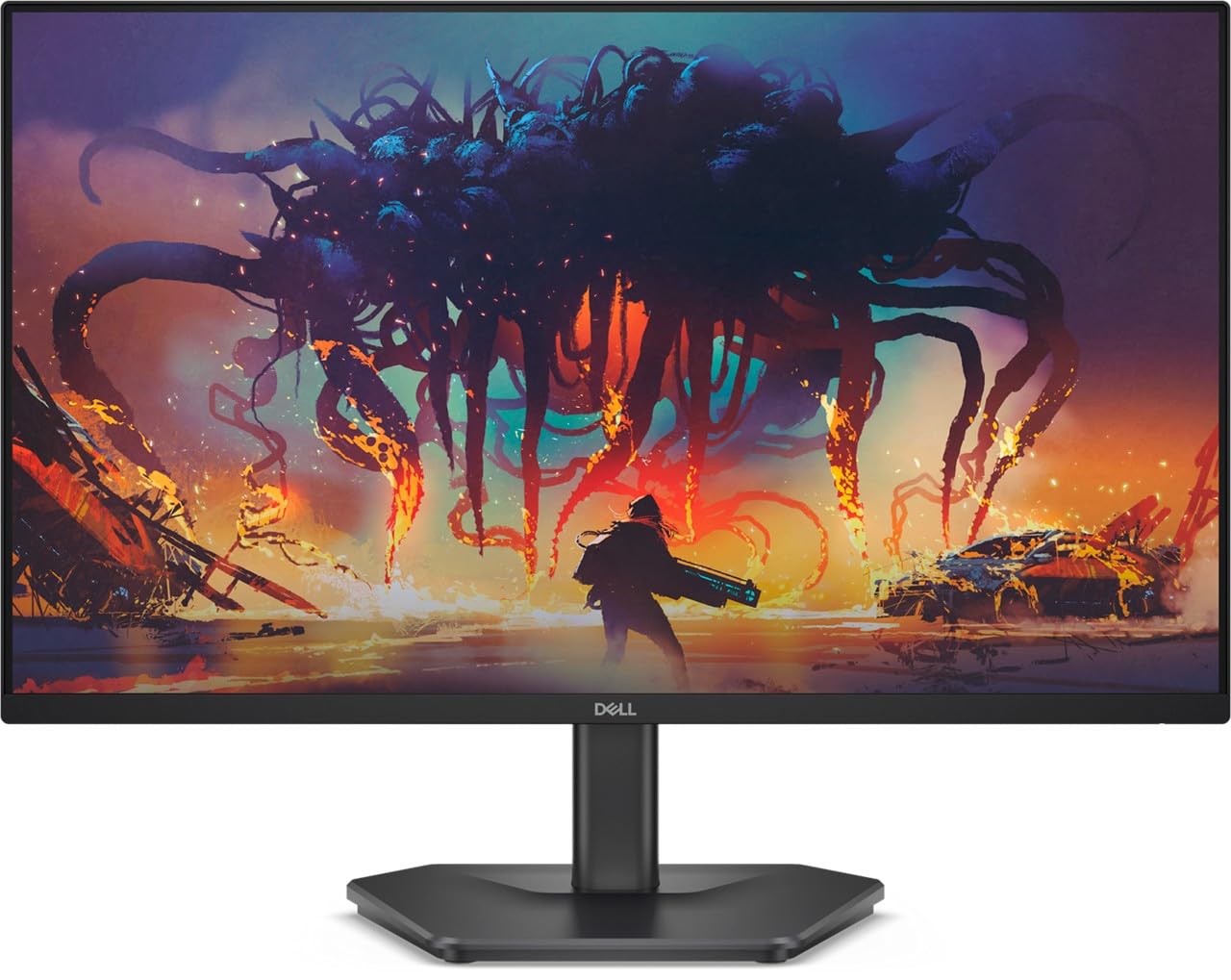 DELL 24 Monitor Gaming - SE2425HG, Full HD (1920x1080), 200Hz, Fast IPS, 1ms, AMD FreeSync Premium, 99% sRGB, VESA (100x100mm), DisplayPort, 2 HDMI, 3 Años de Garantía, Negro