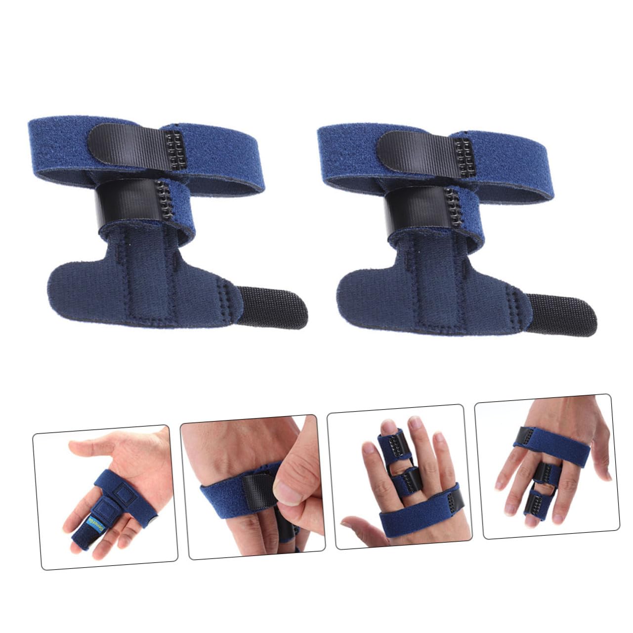 2pcs Breathable Finger Support Straps Finger Fixing Belt for Injury Protection Comfortable Sleeve for Types for Sports and Daily Use