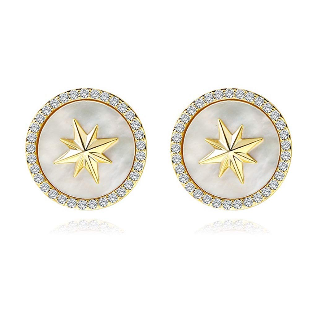 WXKAGF Broche para Mujer, Paquete de 2, Broche para Camisa para Mujer, Botones, alfileres de Solapa, Traje Redondo, Chaleco, Hebilla de Seguridad, Tachuelas de Metal para Corbata, alfiler, Embrague