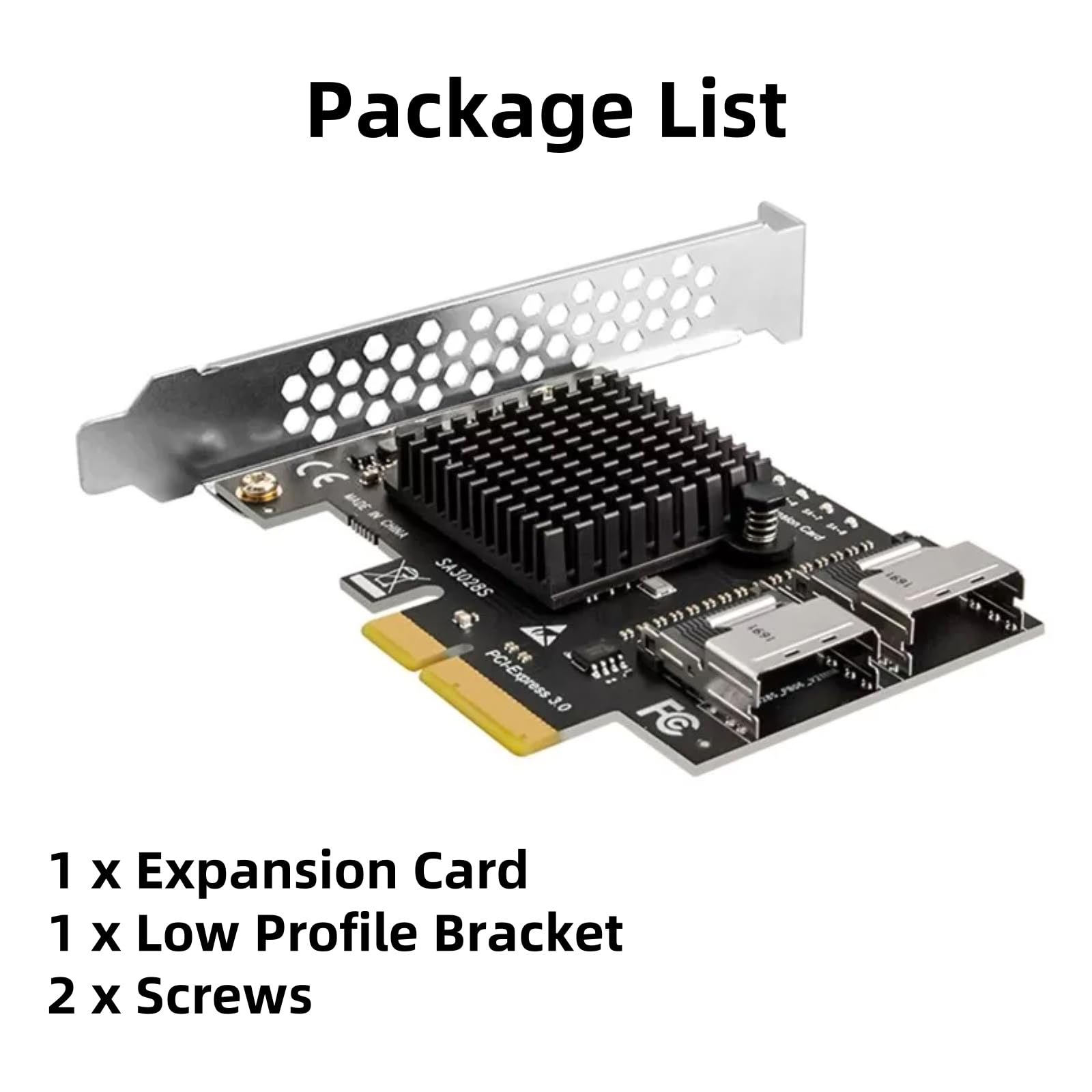 Amazon | 拡張カード、PCIe x4 x8 x16 to SFF-8087 Mini-SAS SATA 3.0