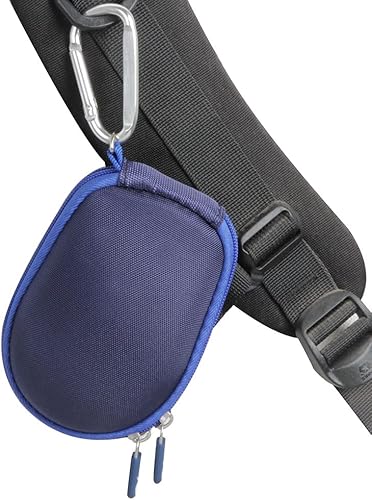 Vista 6 de Hermitshell Estuche rígido de viaje para ratón móvil inalámbrico Logitech M525 M505 M545 (azul)