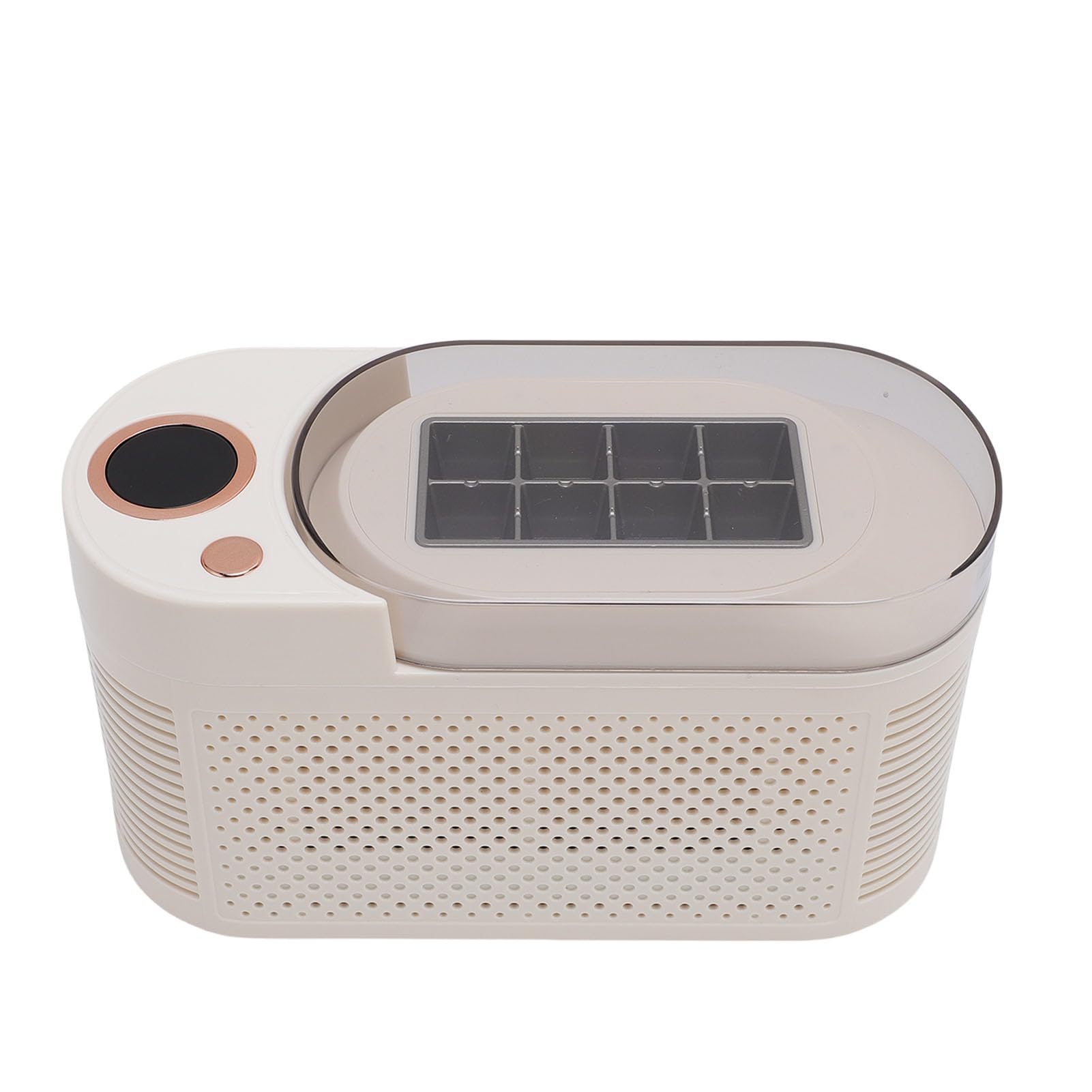 Mini Máquina de Hielo Portátil para Encimera, Fabricación de Hielo Rápida de 120W, 8 Cubos en 10 Minutos para Casa, Camping, RV (Enchufe de la UE)