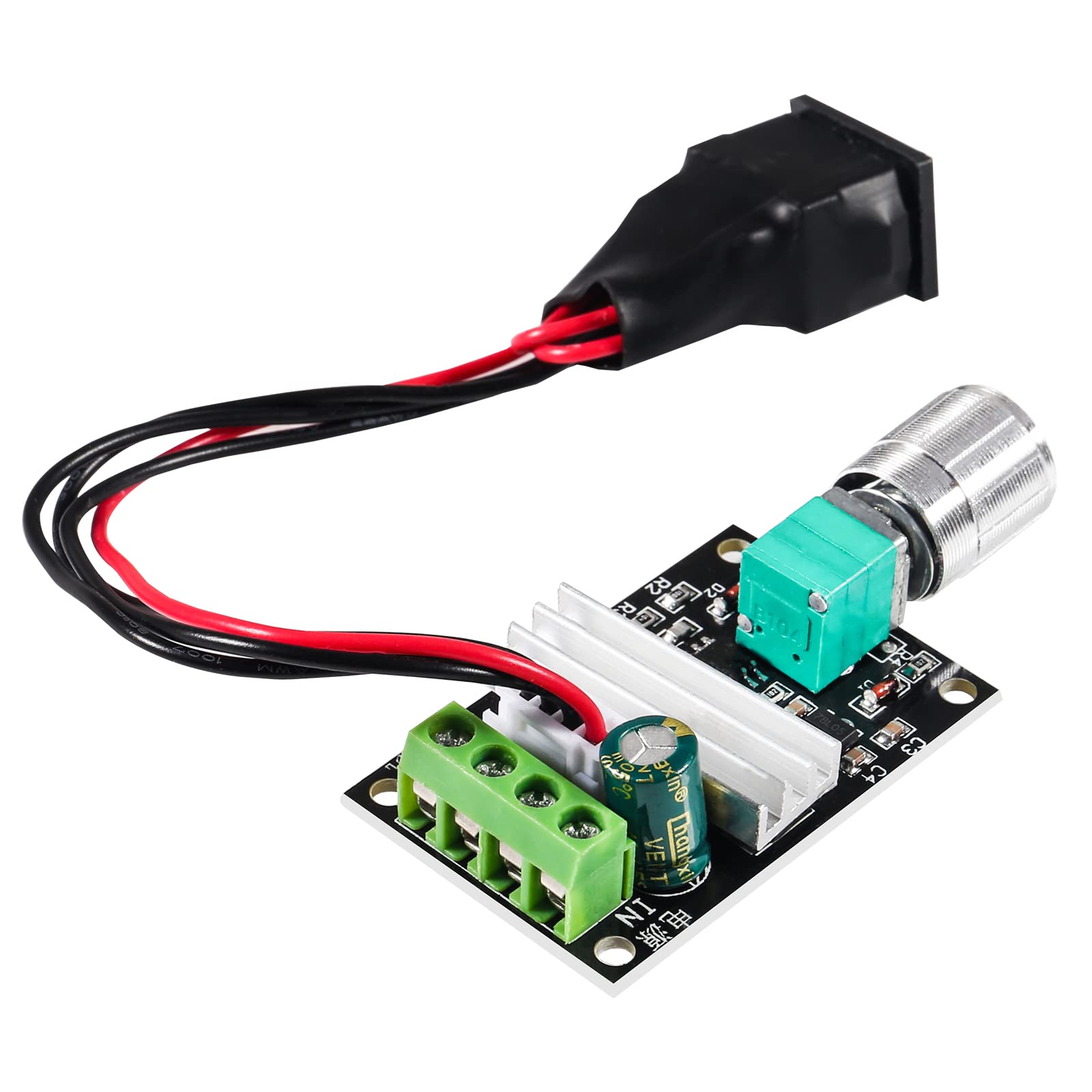 2 szt. 6 V 12 V 24 V 28 V 3 A 80 W regulator prędkości silnika prądu stałego PWM regulowany przełącznik odwracalny 1203BB silnik prądu stałego cofania.