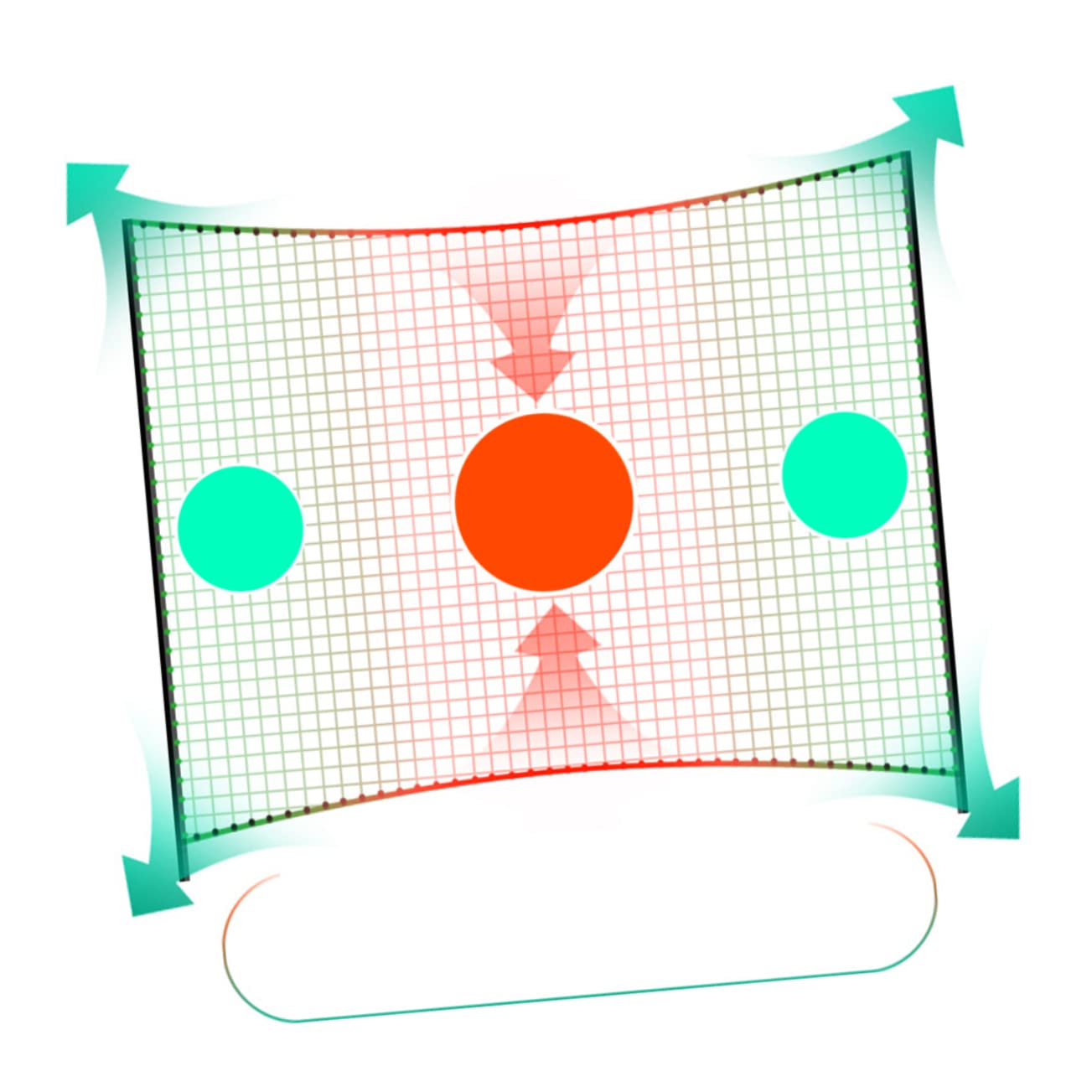 SUPVOX Protecting Mesh for Children Golfers Golf Fence Course Guard Mesh Safety Netting for Backyard