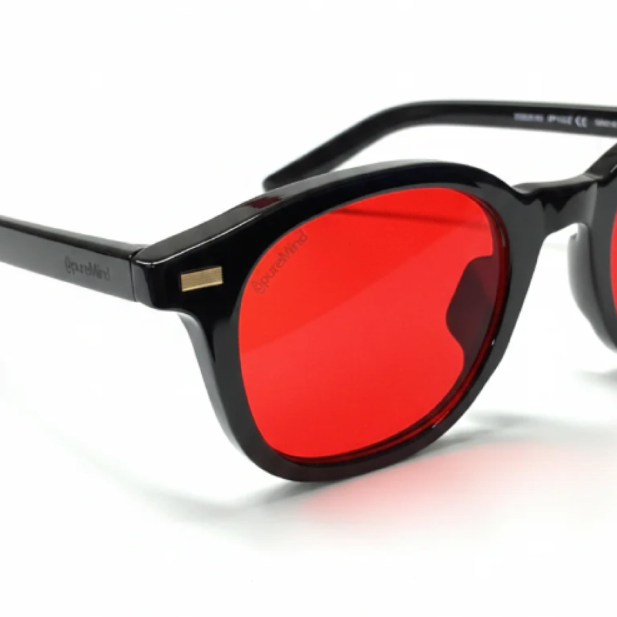 Puremind Gafas Bloqueadoras de Luz Azul con Lente Naranja– Protección Pantalla Ordenador + Antifatiga + Mejora del Sueño + Montura Gris Unisex – Gafas para Luz Azul