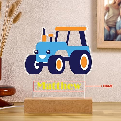 Miniatura 3 de Luz nocturna personalizada para niños, lámpara de nombre personalizada con cargador USB para niñas y niños, mesa de dormitorio, decoración del