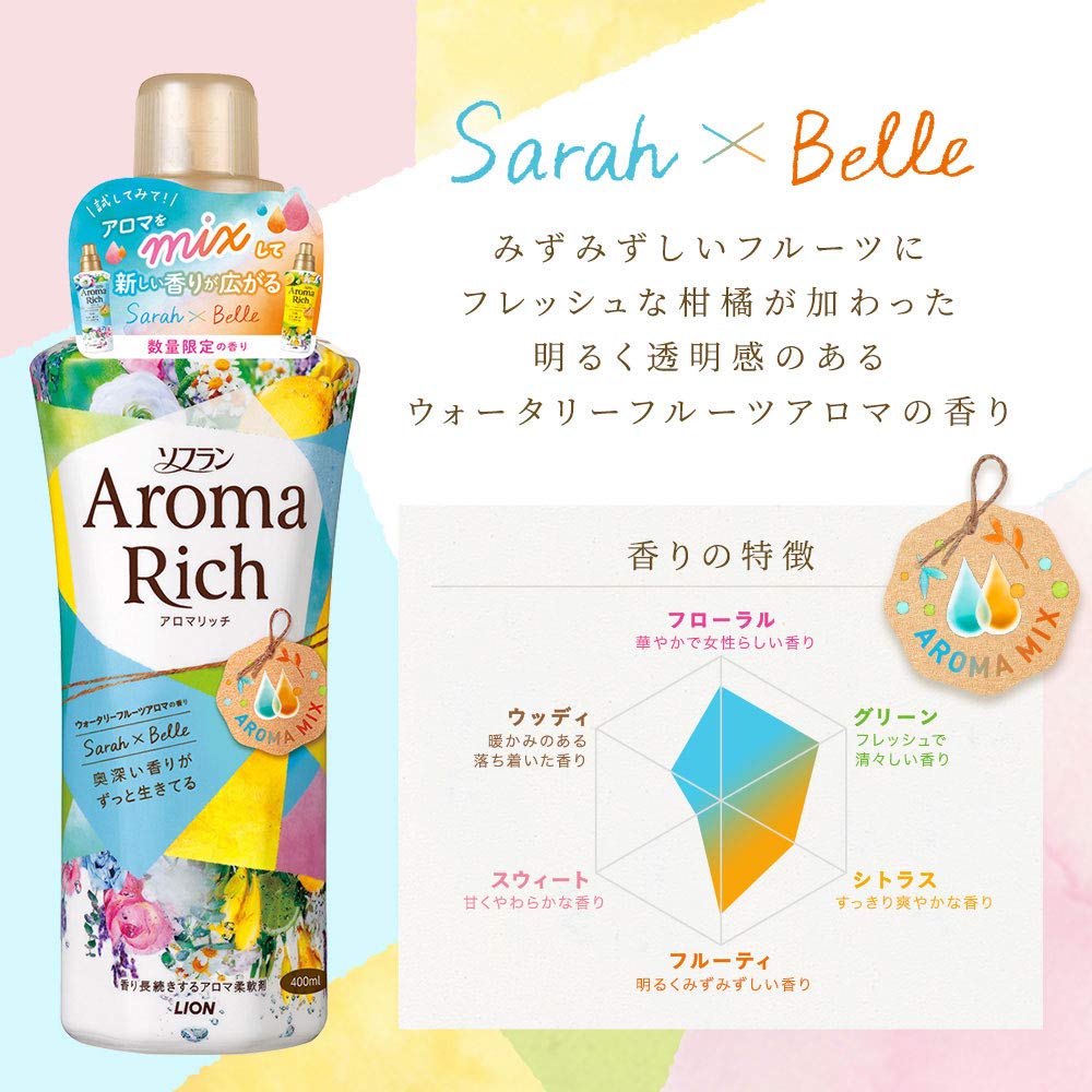 Amazon | 【大容量】ソフラン アロマリッチ 柔軟剤 ウォータリー 