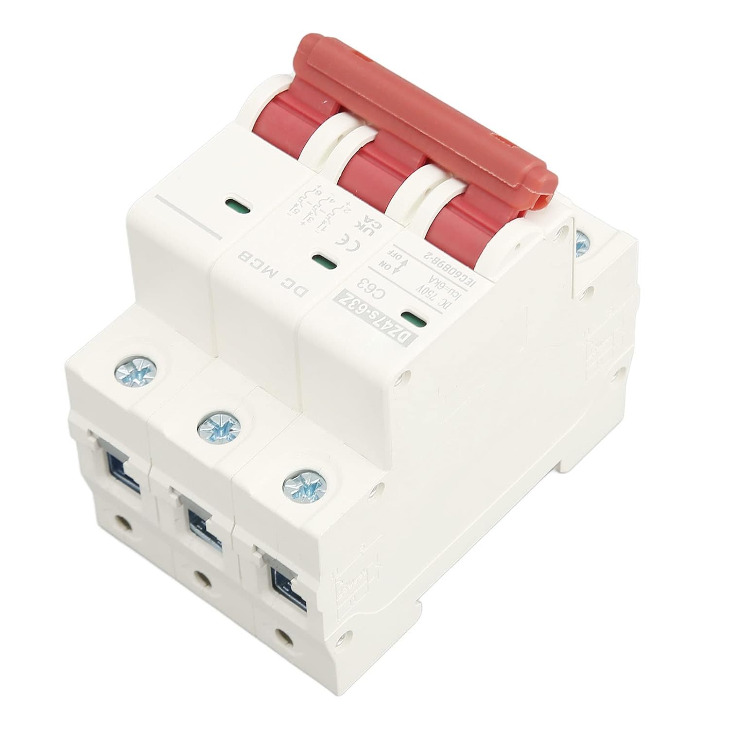 Short Circuit Protection Switch, 3P Circuit Breaker DC 750V 63A Arc