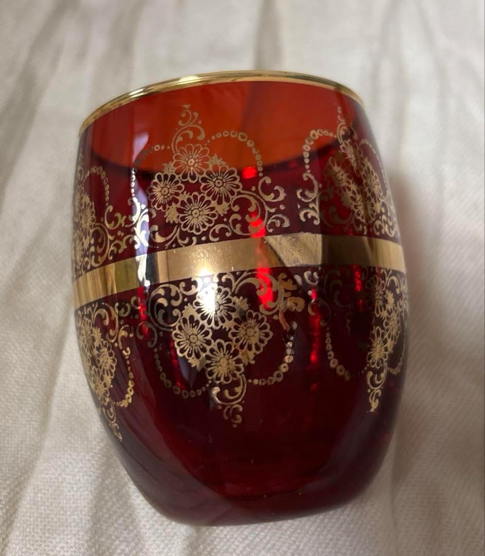 ベネチアンガラス デカンタとグラスセット Amazon | ベネチアングラス デキャンタ＆ショットグラスセット