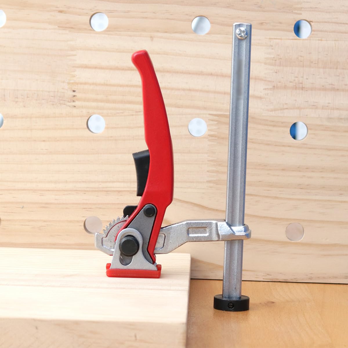 Paquete de 1 Elementos de sujeción de 16 mm para mesas multifuncionales, Abrazaderas de Mesa de aleación de Aluminio, Soporte de Prensa de Mesa para Banco de Trabajo