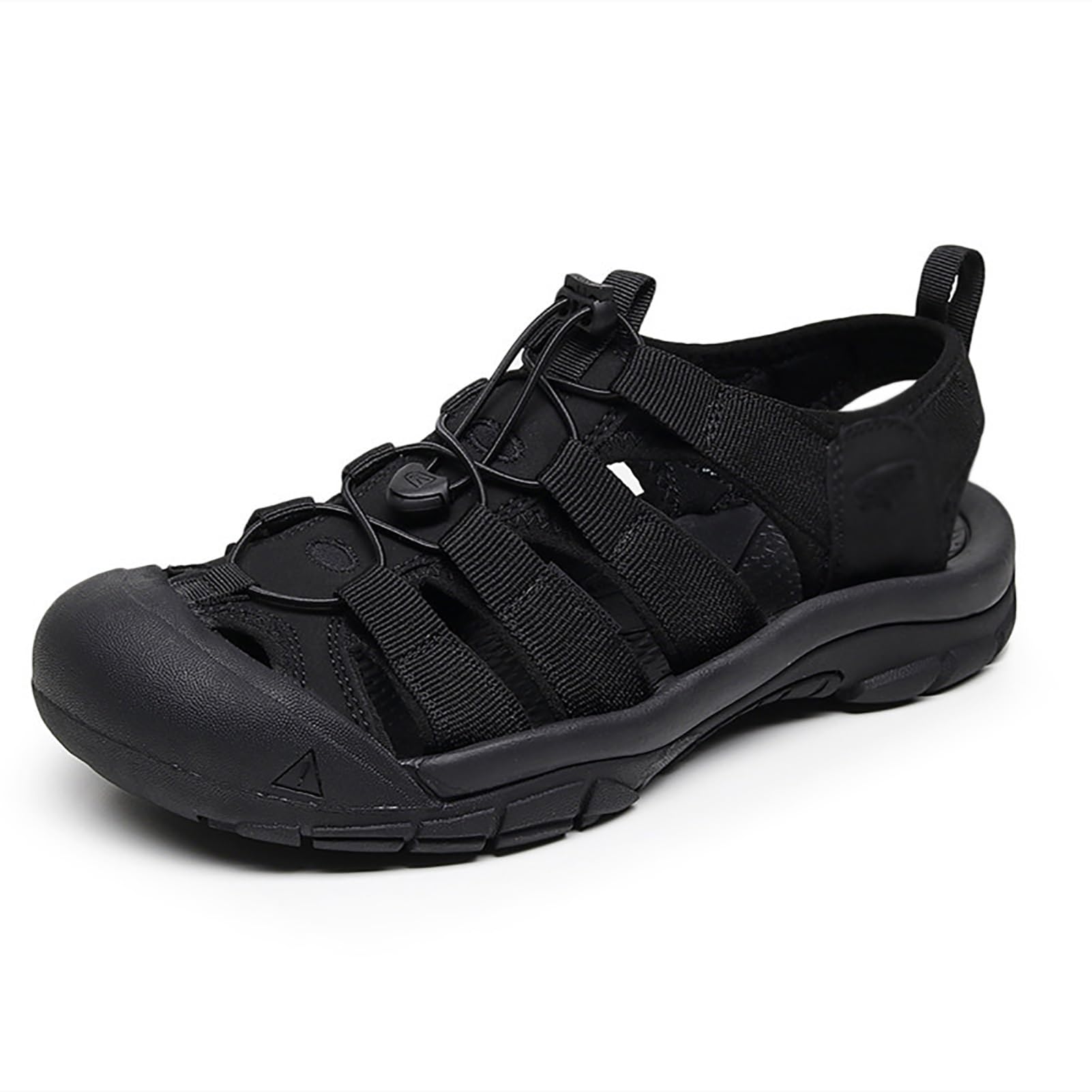 Herren-Wandersandalen mit geschlossener Zehenpartie, Wandersandalen, Wassersandalen, Sport und Outdoor, verstellbarer Komfort, leichte, atmungsaktive Trekking-Sportschuhe for den Sommer und Strand ( C
