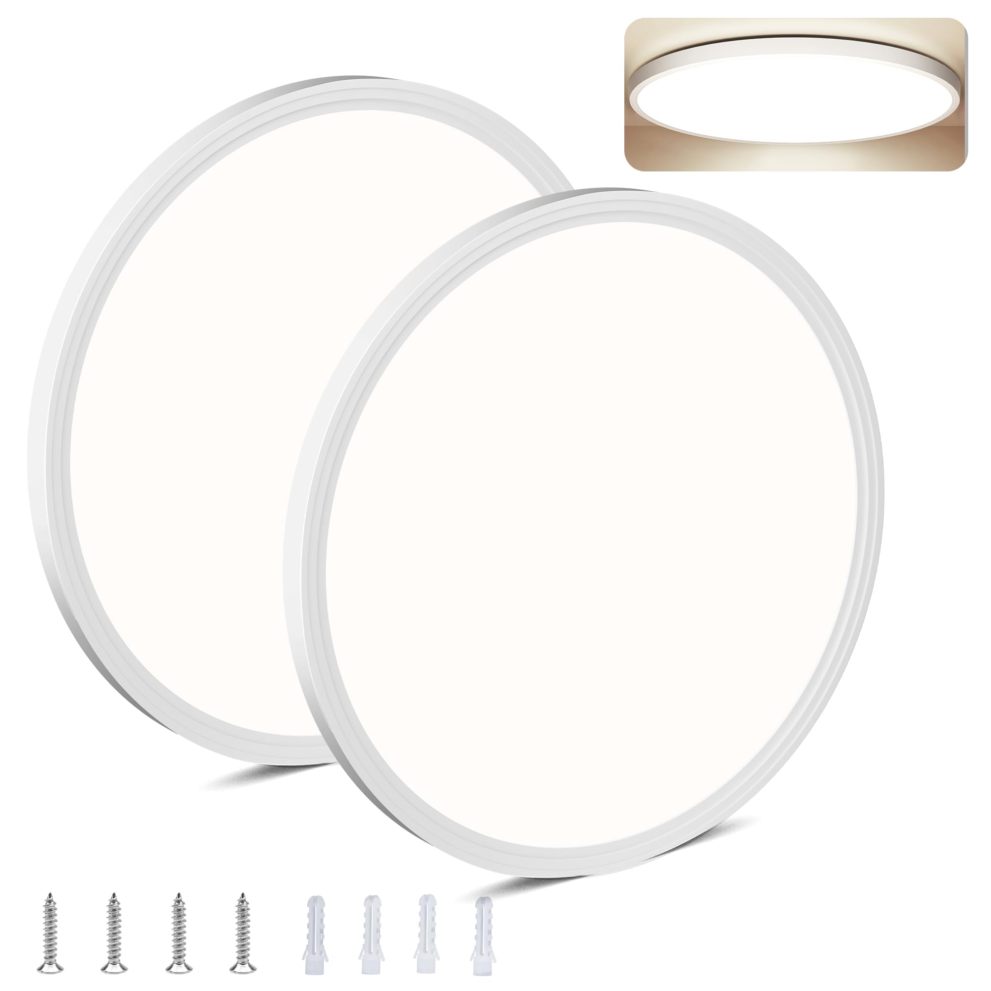 Swoieltr Bathroom LED Ceiling Light