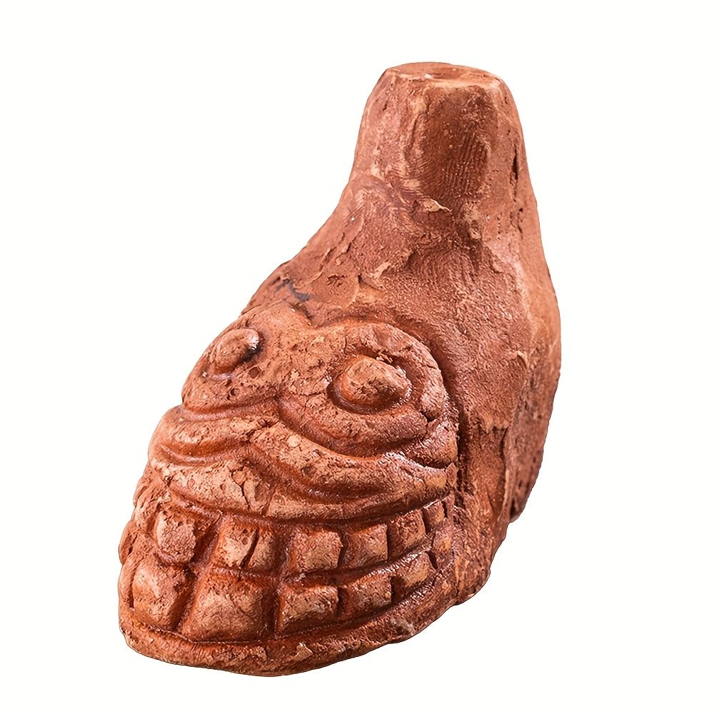 Sifflet de mort aztèque, jusqu'à 125 décibels fort et réel sifflet de mort aztèque authentique humain authentique humain Ehecachichtli Sifflet de guerre (céramique)