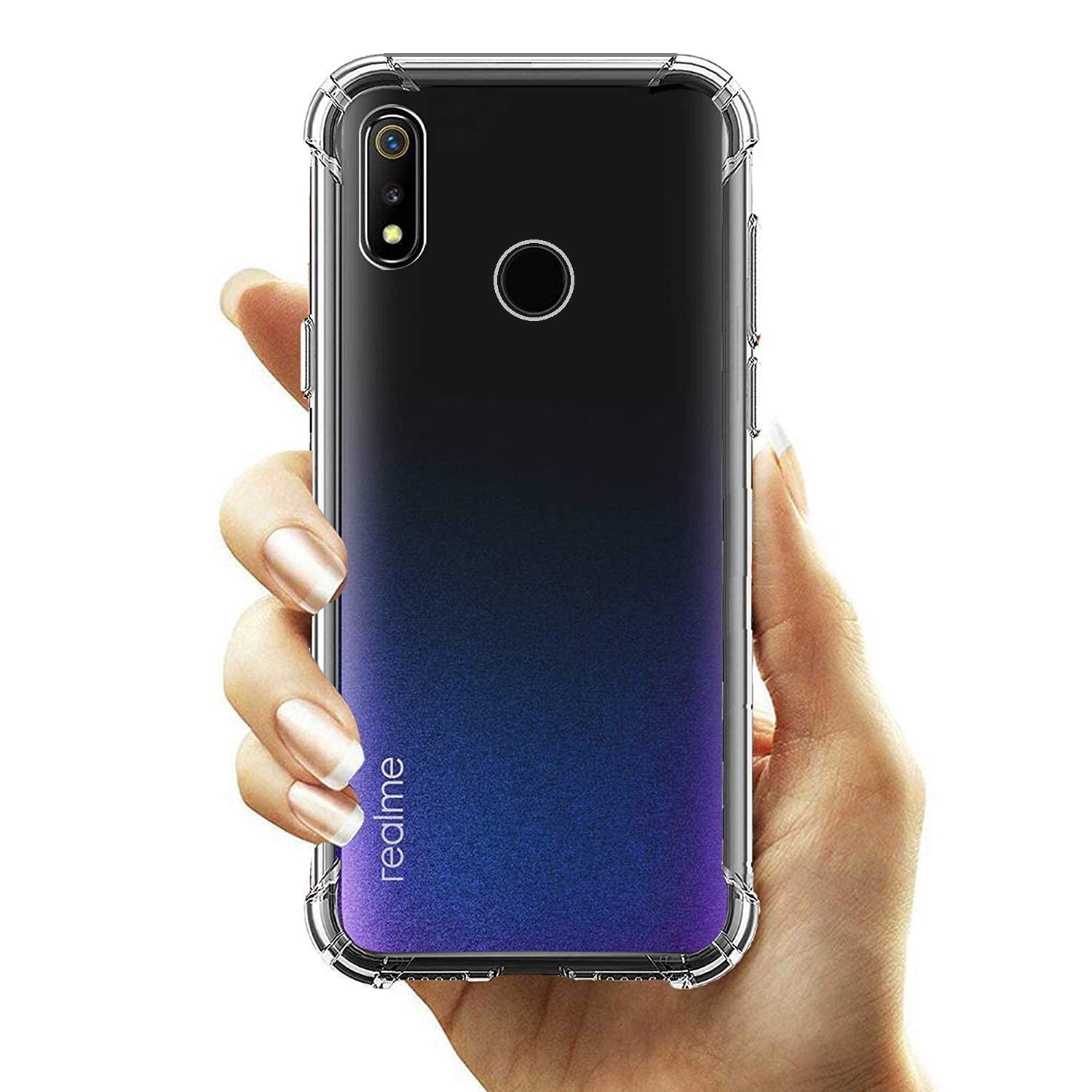 STWG Silicone Oppo Realme 3 Pro Transparent Back Cover With Bumper Corners (B08RY6N7HH) Amazon Price History, Amazon Price Tracker
