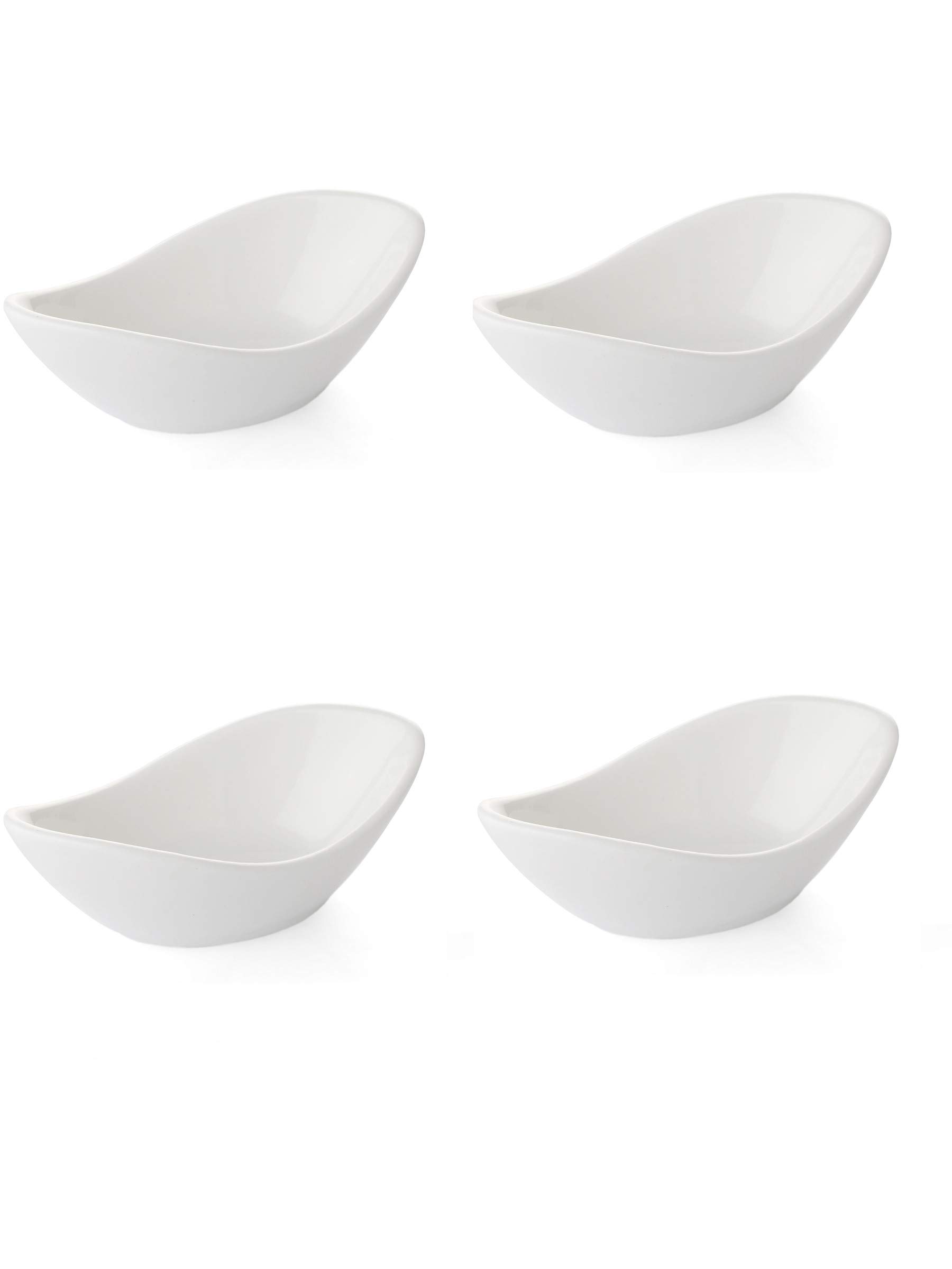 Clay Craft Basics Small,Cute and Smart Boat Dish (40ml) Set of 4 Perfect for Modern Kitchen - Image 3 thumbnail