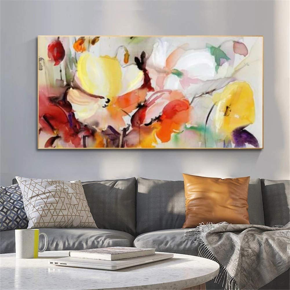 Kit Peinture Diamant 5D Fleurs - 2 Toiles 30x40cm Broderie Diamant DIY Pour Adultes Et Enfants