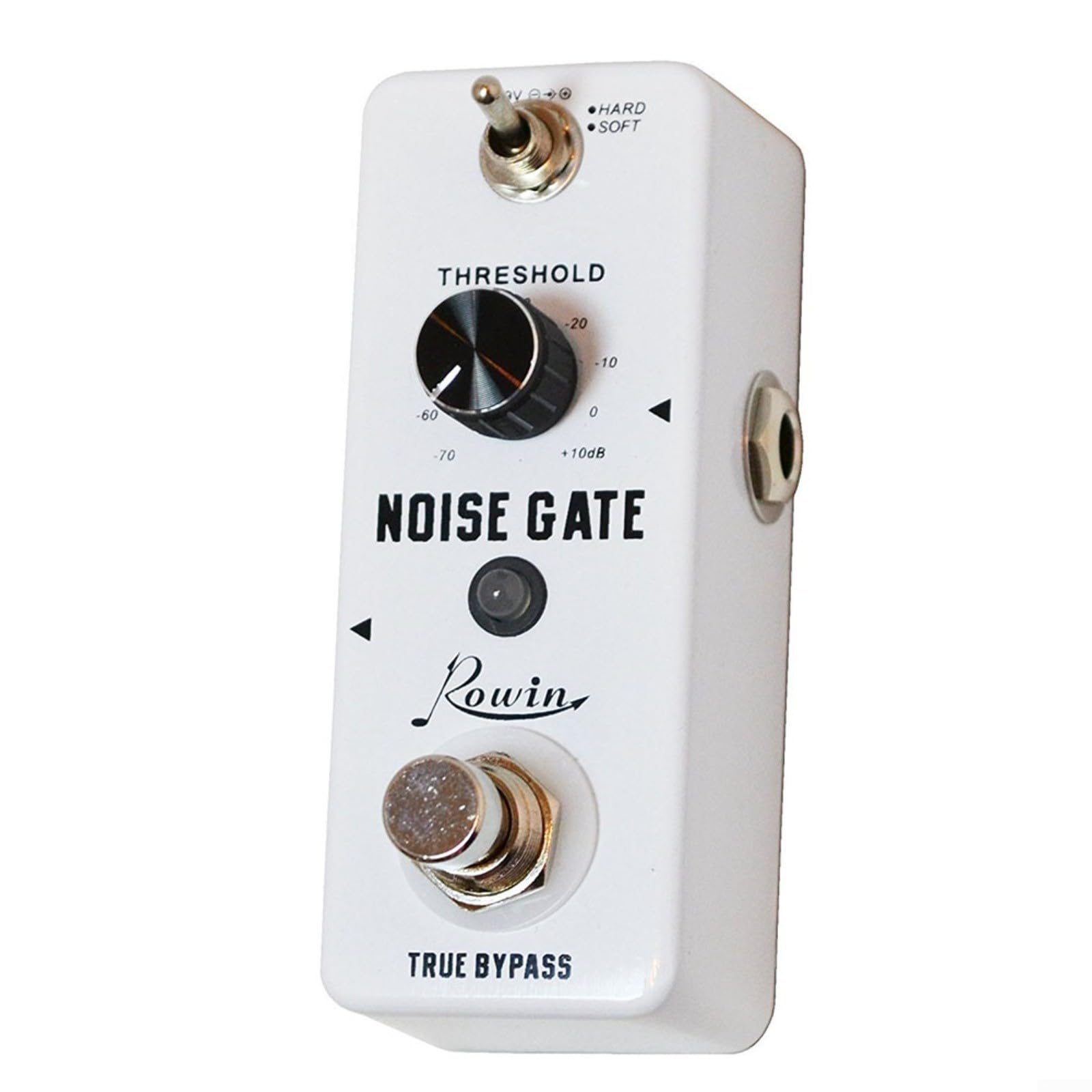 Noise Gate Pédale pour guitare électrique, pour Rowin LEF319, 2 modes de réduction du bruit, construction en alliage de zinc, bypass transparent, voyant d'état LED