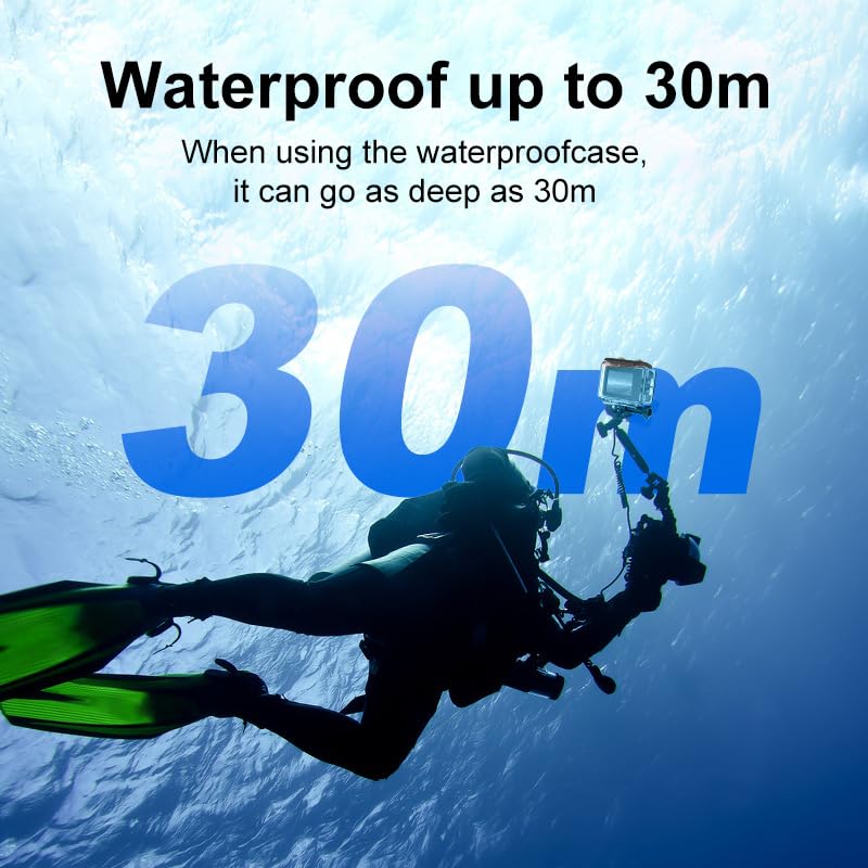Image of ORLOV 8K Pro Action Camera with 50MP Photo | Dual Screen | 170 Wide Angle Lens | EIS Stabilization | Waterproof | Wi Fi & Remote for Youtubers, Motorcycle, Cycle Riders Helmet & Bike Camera