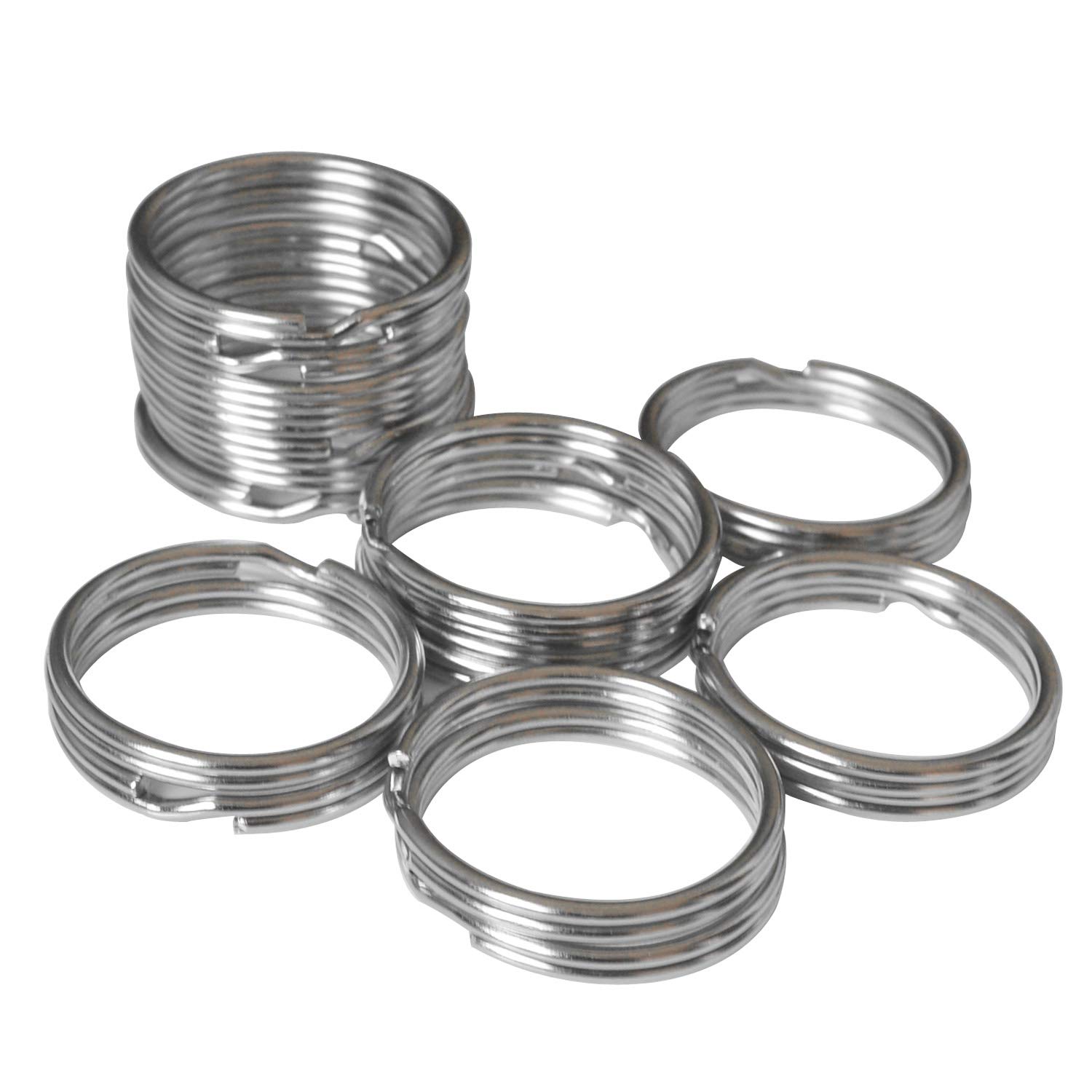 100Pcs 32mm Diameter Keychain Rings