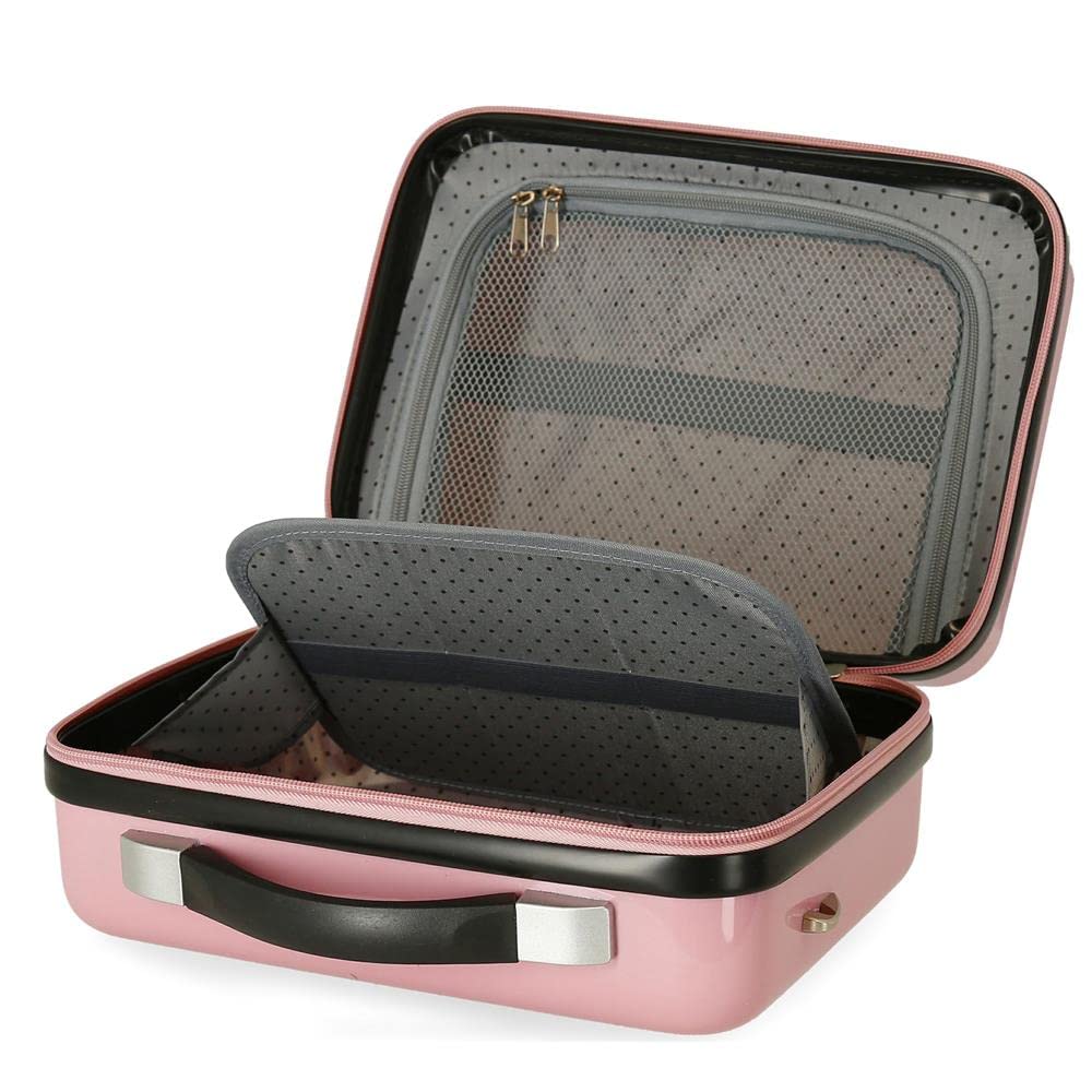 Disney Joumma Mickey Outline, Valigia Cabina, Realizzata in ABS, un materiale resistente e leggero, quattro ruote doppie di rotazione multidirezionale, chiusura a combinazione laterale. Joumma Bags
