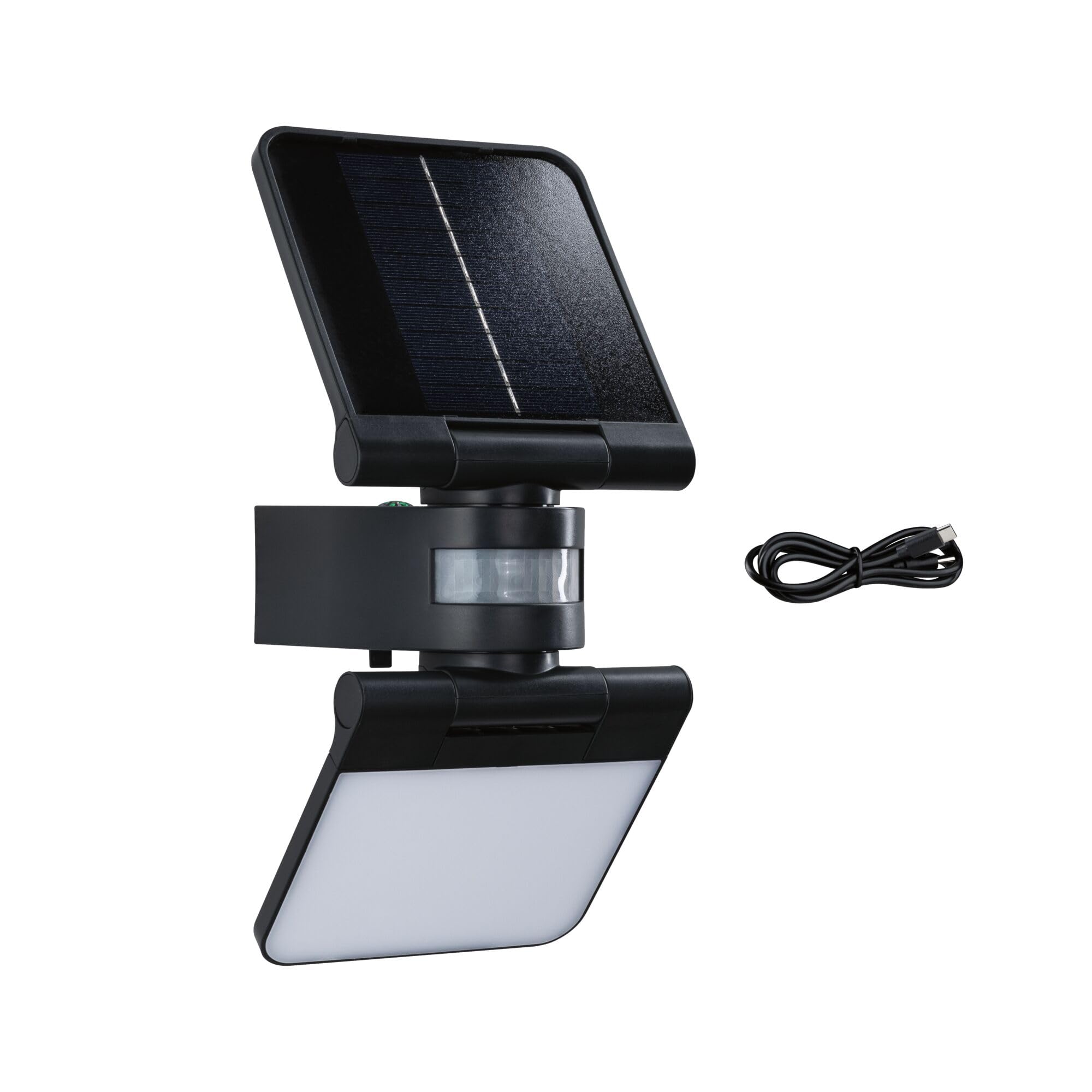 Paulmann Outdoor reflektor solarny Lesla IP65 3000 K USB PIR antracyt 94609