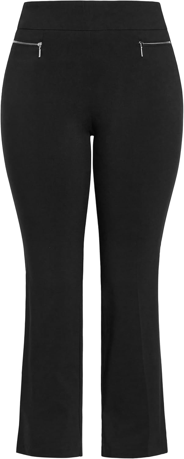 Avenue Women's Plus Size Pant SSTRETCH Zip AV