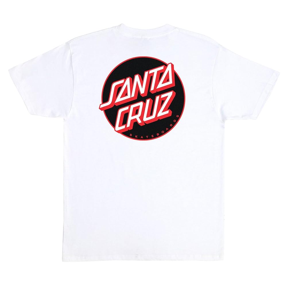 SANTA CRUZ Other Dot S/S Heavyweight T-Shirt White w/UV