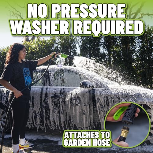 Chemical Guys ACC_326 – TORQ Foam Blaster 6 Foam Wash Gun – The Ultimate Car Wash Foamer that Connects to Any Garden Hose - Image 4