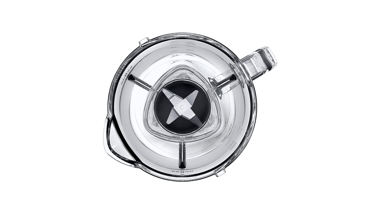 Braun PowerBlender 1 - Frullatore con caraffa triangolare singola in vetro, 2 velocità, funzione di frantumazione del ghiaccio, JB1050WH, 600 W, bianco
