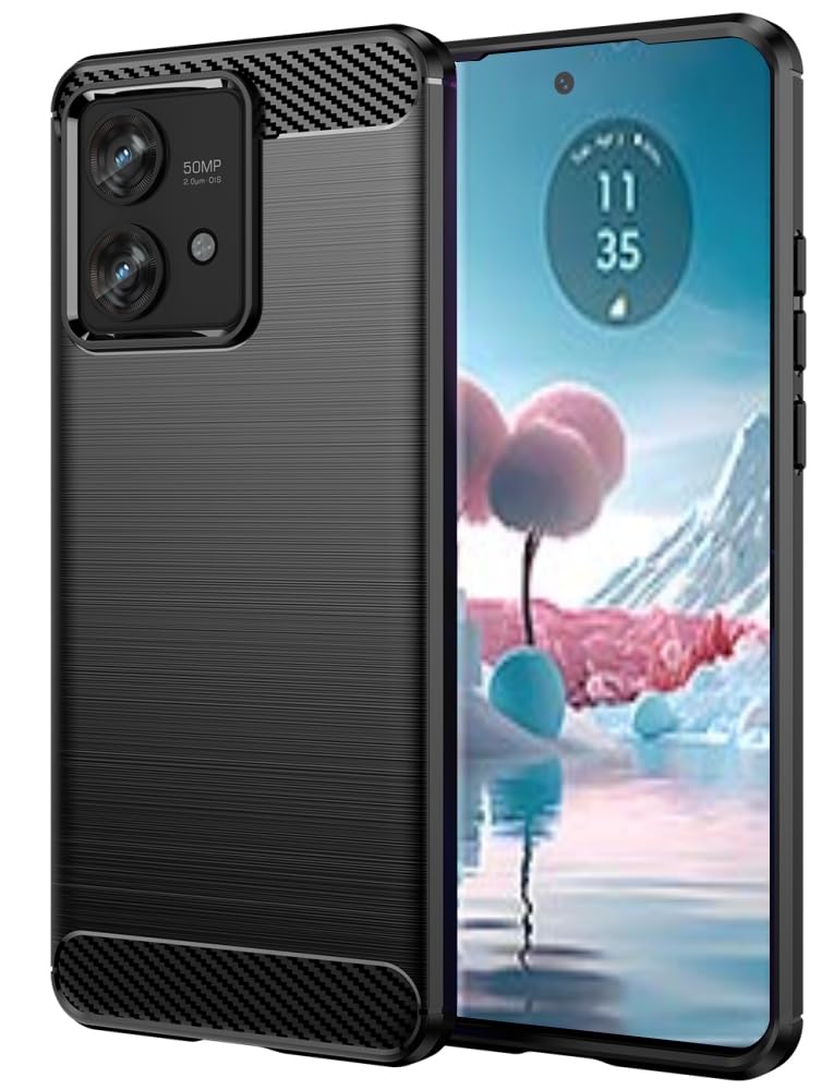Motorola Edge 40 Neo Hülle Aus Karbonfaser – Stoßsicher, Kratzfest, TPU-Material