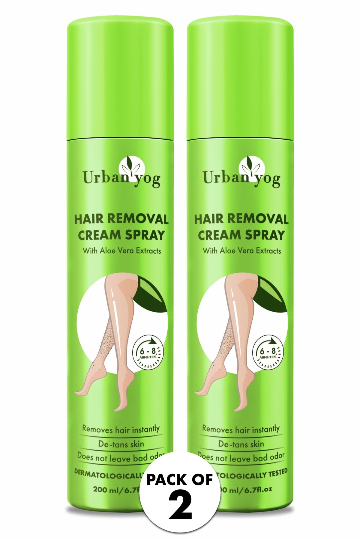 Urban yog Hair Removal Cream Spray for Women | Painless Body Hair Removal Spray for legs, hands, underarm & back (400 ML) (B0CH3KJ7QJ) Amazon Price History, Amazon Price Tracker