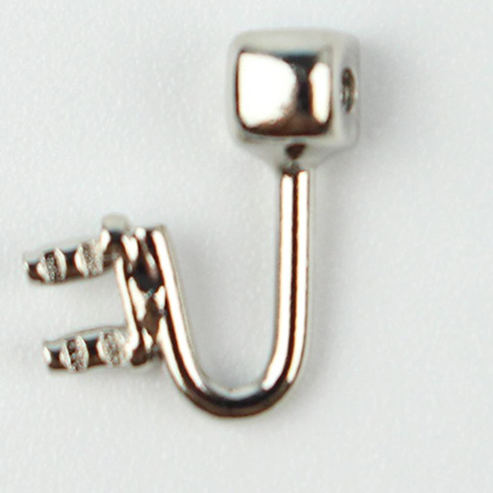 100 pièces (50 paires) bras de plaquettes nasales for lunettes, support de plaquette nasale en acier inoxydable, accessoires de réparation de lunettes, accessoires de charnière de lunettes.